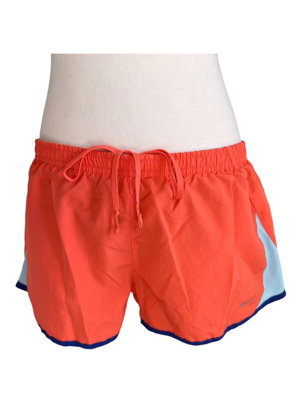 Nike Women’s Coral Orange Track Running Shorts w/Built-In Liner Size Large